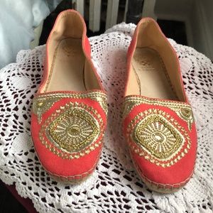 Espadrille  .. embellished lightly worn